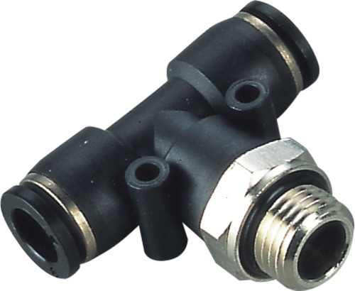 Conector Automático T (tee) Para Tubo De 12 Mm X Rosca 1/2 0