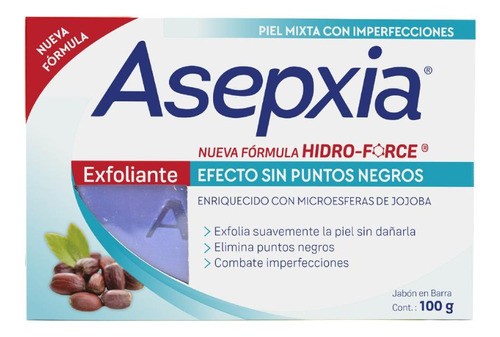 Barra Asepxia Exfoliante 100 Grs. 0