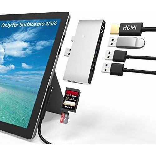 Surface Pro 4/pro 5/pro 6 Docking Station Usb Hub Usb 3.0 Hu 0