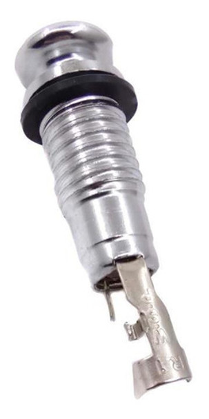 Jack Tubular Acústica Electroacústica Cromado Sambong Lj40 C 0