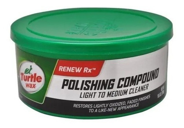 Pasta Pulir Fina 298 Gramos Turtle Wax - Tyt 0 Pasta Pulir Fina 298 Gramos Turtle Wax - Tyt 0