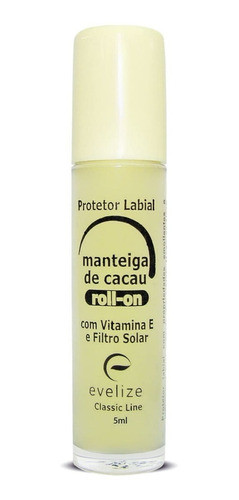 Manteiga De Cacau Roll-on 5ml  Evelize 0