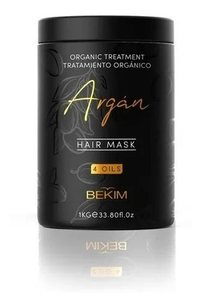 Mascara Capilar Argán 4 Oils Hair Mask 1000g Bekim Kit X 3 0