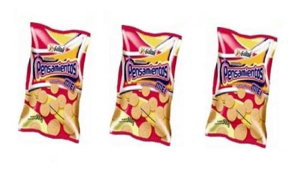Pack X 3 Galletitas Pensamiento Solitas X 500grs 0