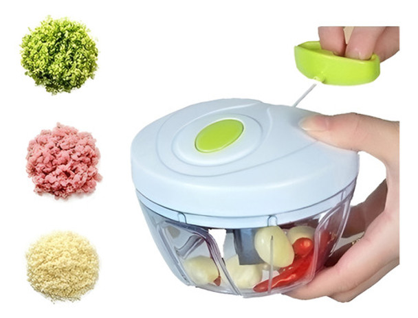 Picadora De Verduras Mini Chopper Cortador Vegetales 0