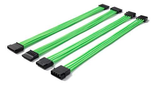 Formulamod Sata + Molex - Kit De Cables De Extension De Alim 0