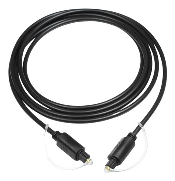 Cable Optico Audio Digital Fibra Toslink Plug A Plug 2metros 0