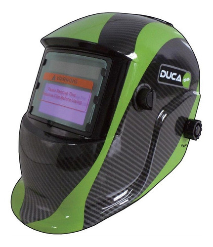 Máscara Automatica Visor 92x42 Duca Careta Soldador Soldar 0