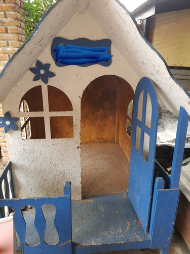 Casita De Madera Con Accesorios 0