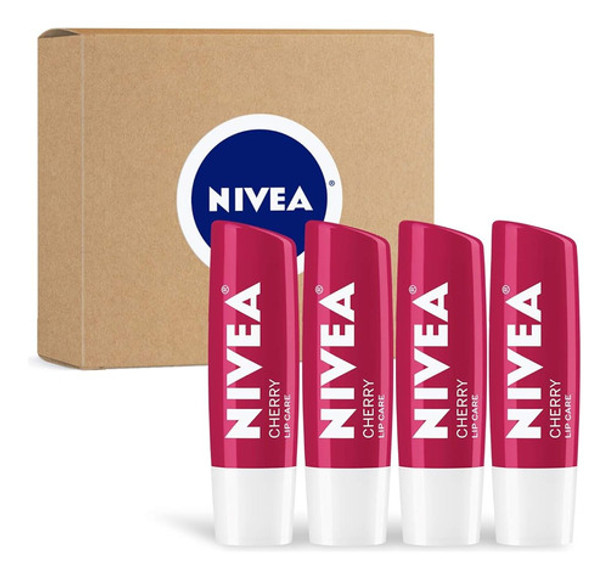 Nivea Cherry Lip Care - Bálsamo Labial Con Color Para Unos L 0 Nivea Cherry Lip Care - Bálsamo Labial Con Color Para Unos L 0