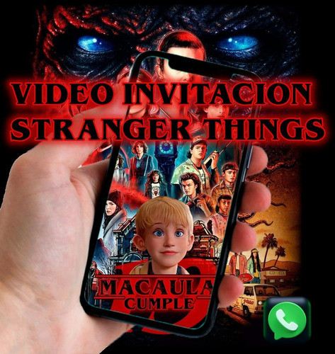 Video Invitacion Strangers Things 0