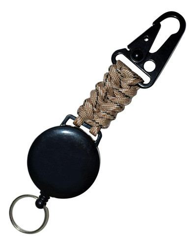 Chaveiro Retrátil Chaveiro Mosquetão Retrátil Marrom 0