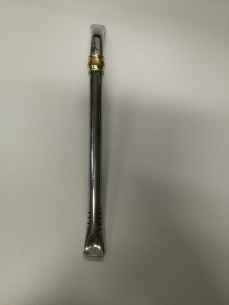 Bombilla Chata Pico Loro De Acero Inoxidable 0