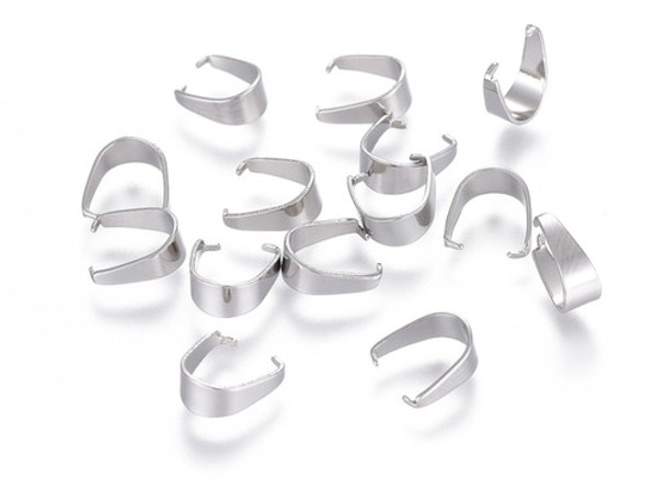 Ganchos De Acero (pack X 5u.) 11x6 Mm Plateado 0