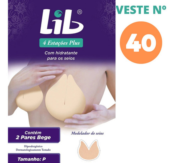 Modelador De Seios Lib 4 Estações Tam. P (veste N° 40) 0