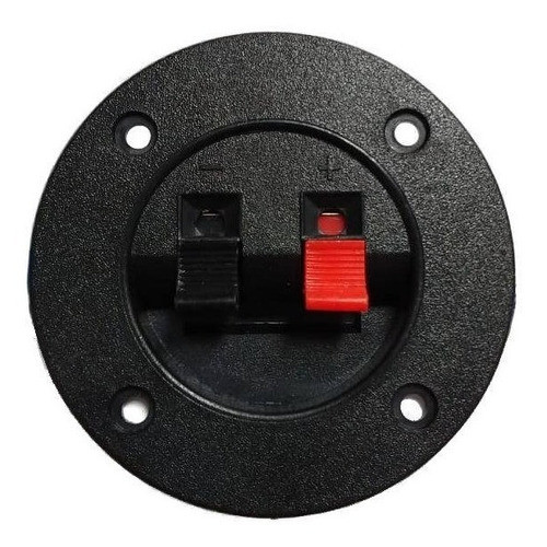 Bornera Para Bafle Plastica Redonda 2  Chasis 70mm 0