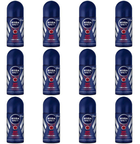Nivea Dry Impact Desod Rollon Masculino 50ml (kit C/12) 0