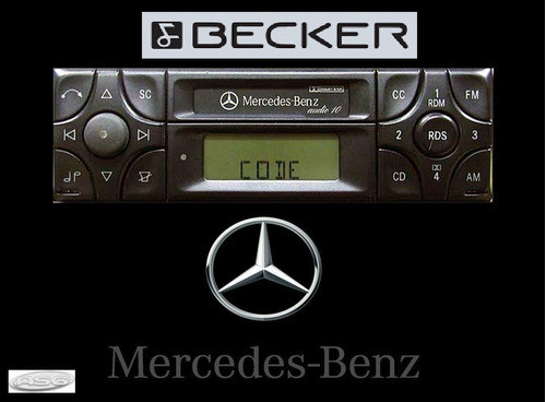 Código Estéreo Mercedes Benz Marca Becker En Mataderos 0