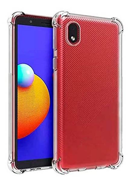 Capinha Antichoque Transparente Para Samsung Galaxy A01 Core 0