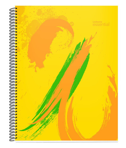 Ledesma . Cuaderno Essential Amarillo Cuadriculado 0