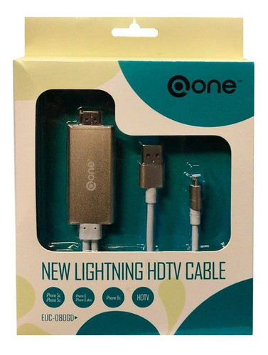 Adaptador One Hdtv Para iPhone / iPad / Kservice 0