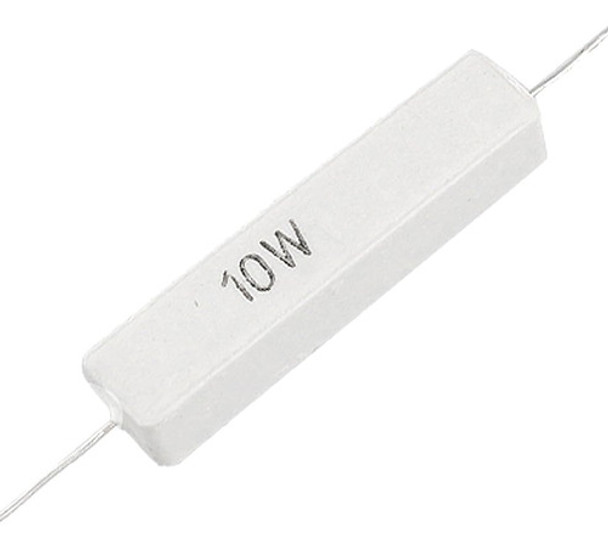 Resistencia Ceramica Cementada 10w 390 Ohm 390r 390e X1 0