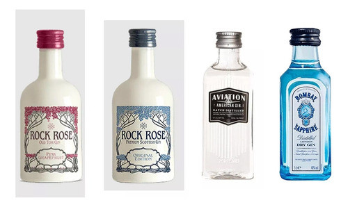 Combo Miniatura Gin X50cc 0