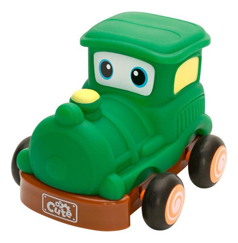 Carrinho Infantil Vinil Pullback Trem 0
