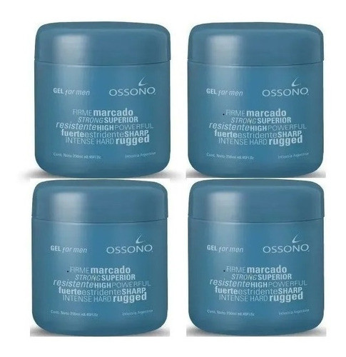 4 Gel For Men Ossono High Powerfull X 250 Grs 0