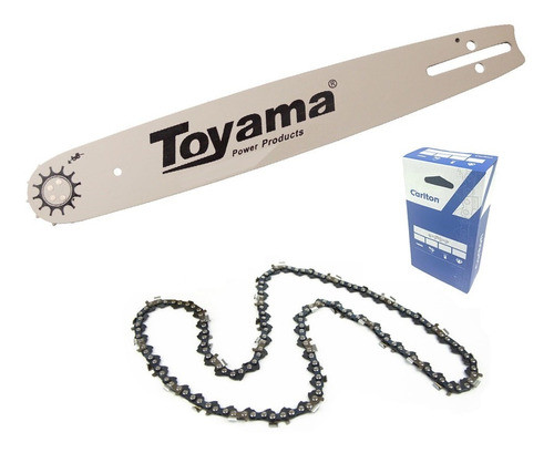 Sabre 18 + Corrente Para Motosserra Toyama Tcs53 0