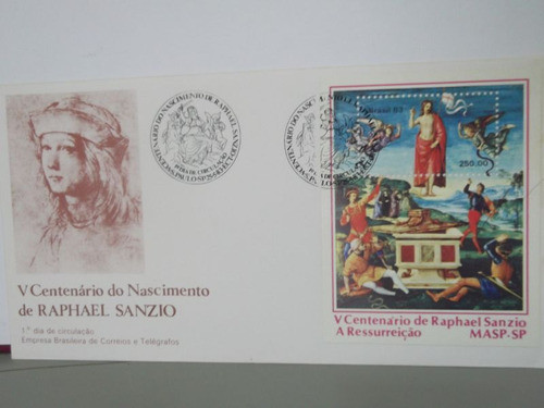 Envelope - V Centenário Do Nascimento De Raphael Sanzio 0