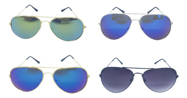 Combo Anteojos Aviador Modernos X3 Fiestas Cotillon 0