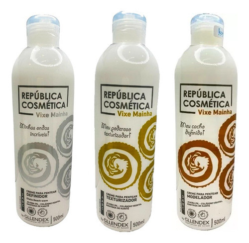 Kit Cremas De Peinar Gllendex X 500 Ml C/u 0