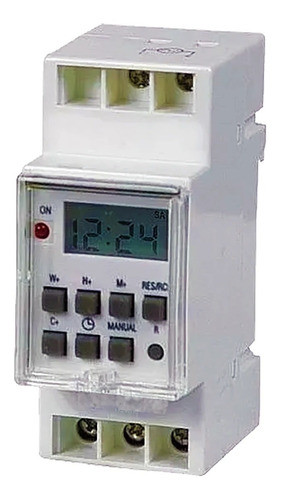 Timer Digital Para Riel Din Programable 0