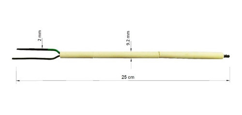 Termocupla Tipo  K   1350ºc  25cm 0
