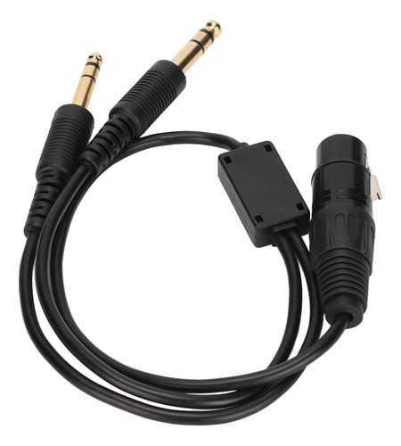 Cabo Adaptador De Fone De Ouvido De Aviação Xlr To Ga Dual P 0