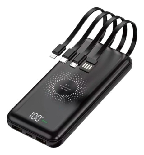 Carregador Portátil Sem Fio Indução Power Bank 20000mah 0