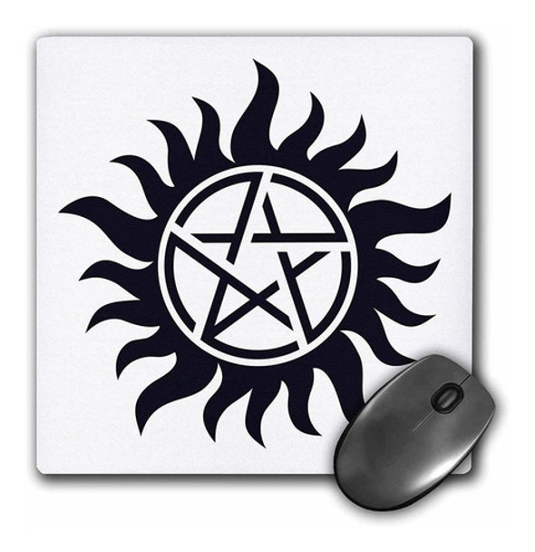 3drose Llc 8 x 8 x 0.25 inches Mouse Pad, Supernatural Sí 0