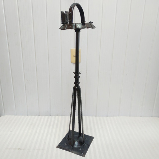 Despojador De Pie Antiguo De Hierro Color Negro 0