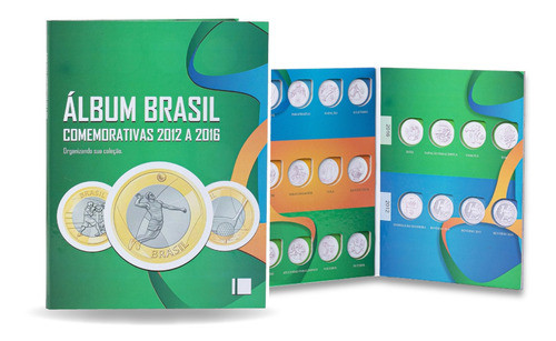 2  Álbuns Porta Moedas Barato Jogos Olímpicos 0