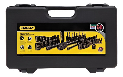 Stanley Stmt71649 Juego De Zócalos Cromados Negro De 50 Piez 0