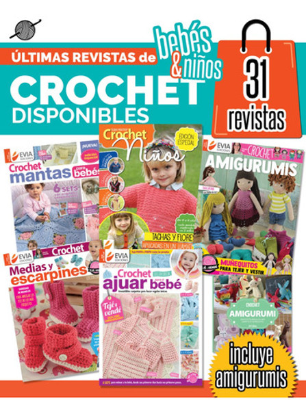 Pack Últimas Revistas/crochet Bebés-niños-amigurumi/31 Revis 0