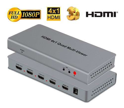 Procesador Multi-view 4 Pantallas A 1 Pantalla 1080p  Hdmi 0
