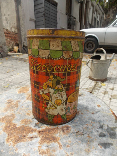Lata Antigua Chupetines Caramelos 0