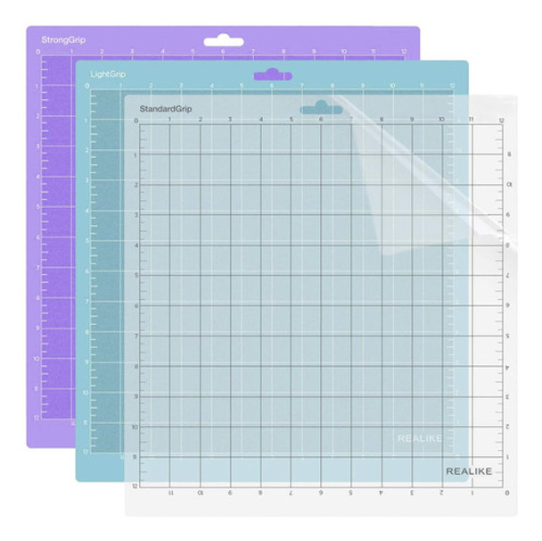 Tela Adhesiva De 30x30 Cm Para Cricut Maker, 3 Telas 0