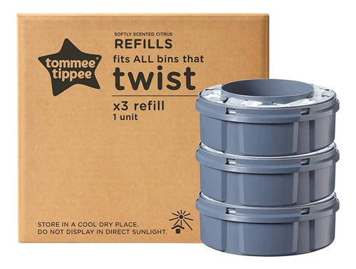 Refil Twist E Click Tomme Tippe 3 Un 0