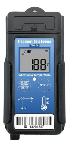 Registro De Datos De Vibración Con Temperatura Y Conexión Us 0