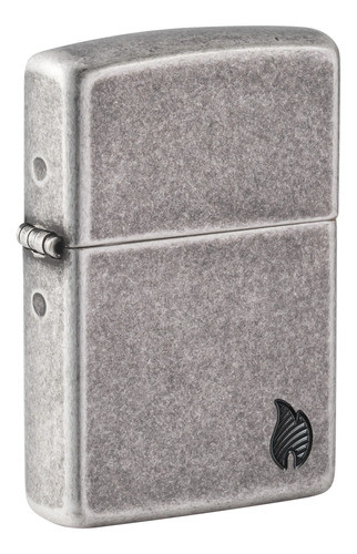 Encendedor Zippo 46399 Antique Silver Flame Garantia 0