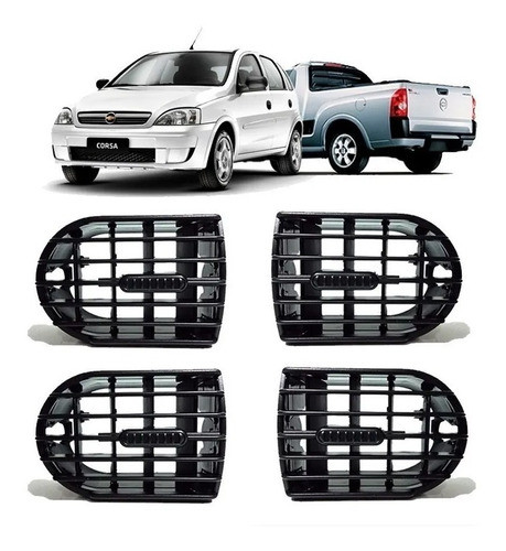 Difusor Saida Ar Corsa Hatch Sedan Maxx Joy 2002 2003 2004 0