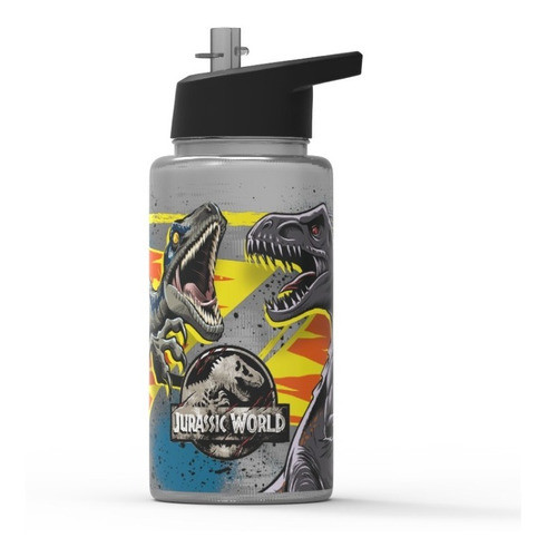 Botella Jurassic World Con Tapa Straw Top Bel Gioco 0